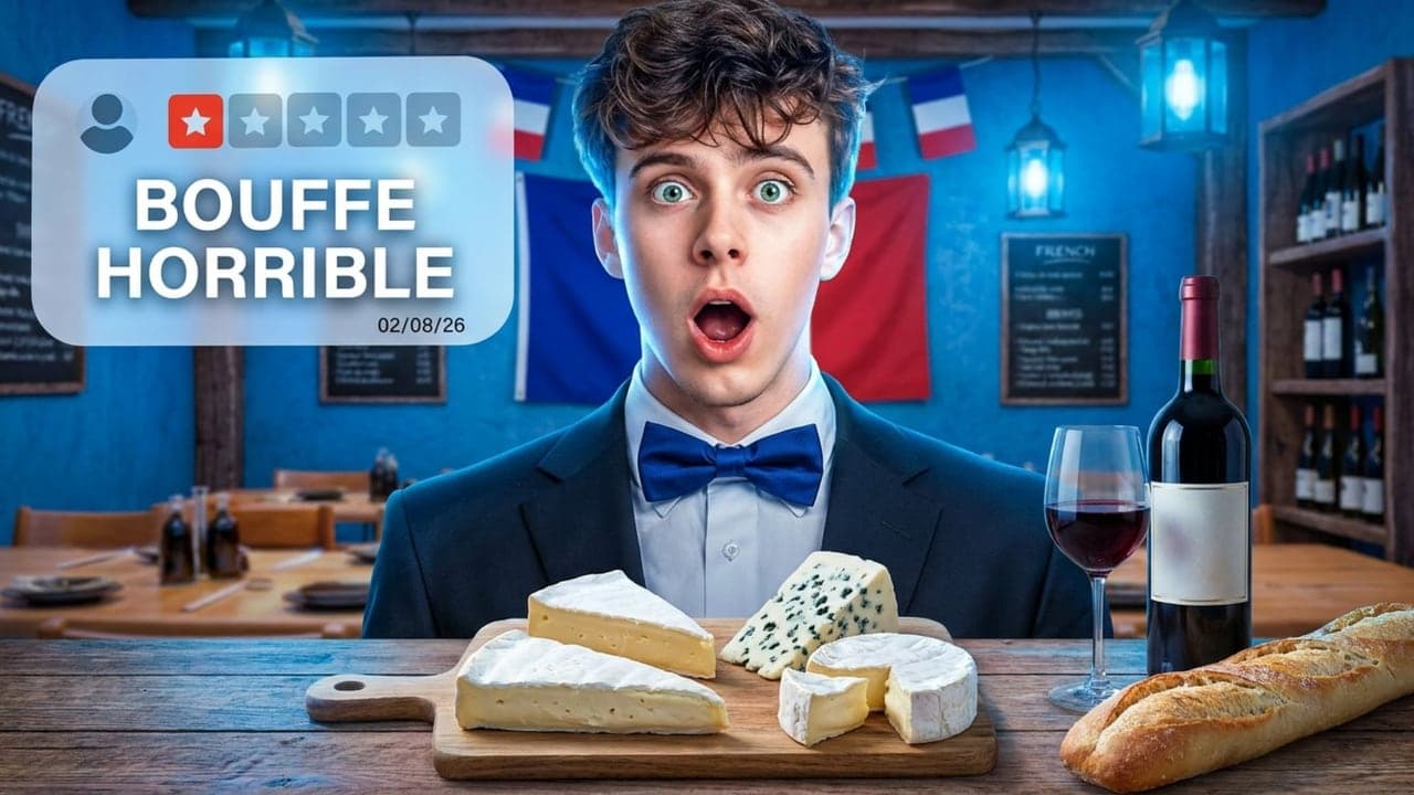 Clone Reklone d'une miniature YouTube : critique de restaurant