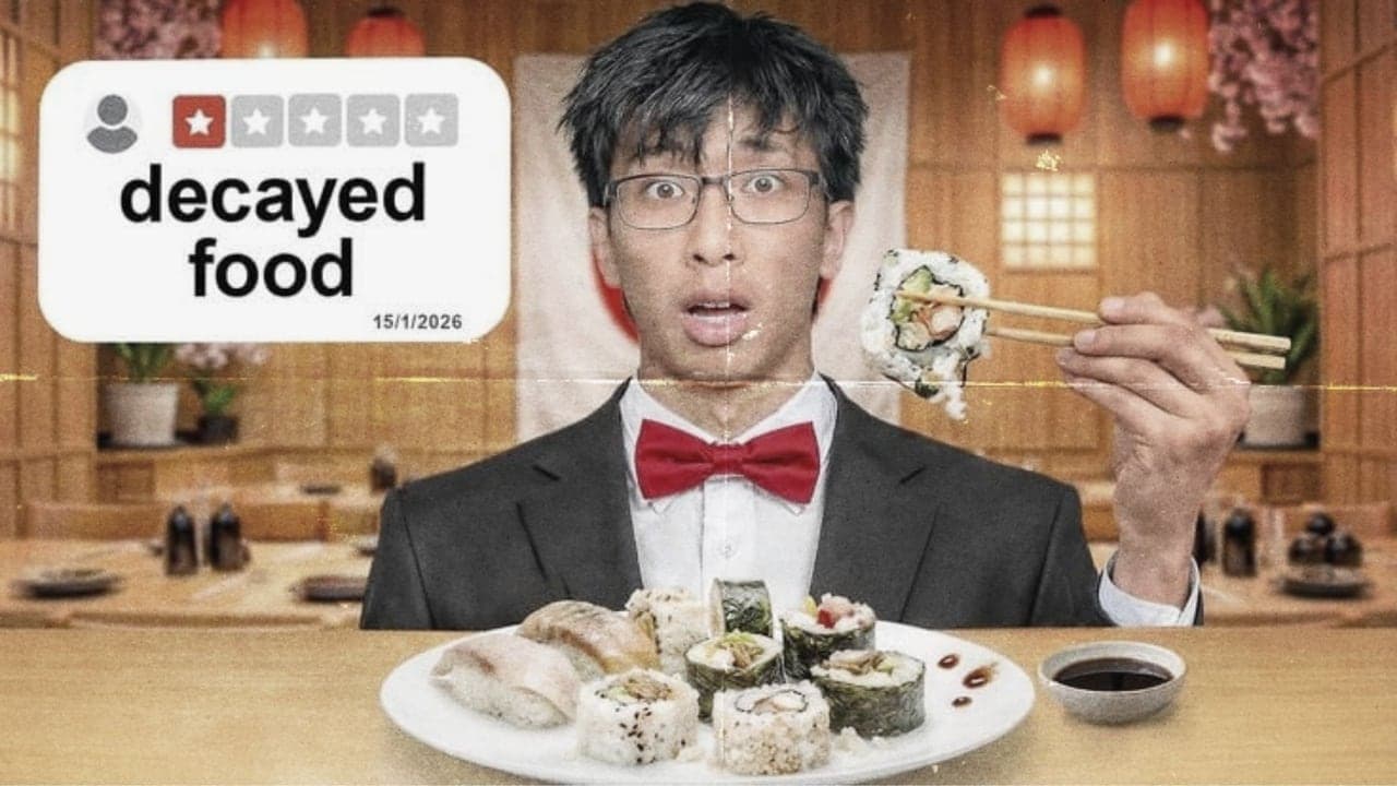 Miniature YouTube d'origine : critique de restaurant